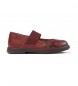 Camper Ballerine in pelle Maroon Duet Twins