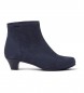 Camper Botins em pele Helena low navy