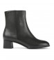 Camper Botines de piel Katie negro -Altura tacón 5cm-