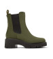 Camper Milah dark green leather ankle boots