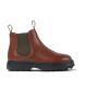 Camper Maroon leather ankle boots Norte