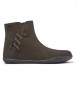 Camper Peu Cami Leather Ankle Boots cinzento