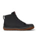 Camper Bottines en cuir noir Peu Pista GM