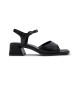 Camper Schwarze Mini-Sandalen mit Absatz