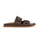 Camper Lluc Sandal Leather Sandals brown