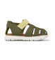 Camper Sandales en cuir Caterpillar vertes