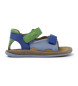 Camper Blå Bicho-sandaler i läder