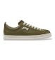 Camper Donkergroene leren Runner-sneakers
