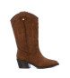 Carmela Bottines en cuir 161882 marron