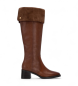 Carmela Bottes en cuir 162691 marron