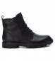 Carmela Bottines en cuir 161219 noir