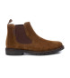 Carmela Botins em pele 161702 castanho