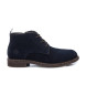 Carmela Bottines en cuir 161939 navy