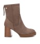 Carmela Ankle boots 161216 taupe -heel height: 8cm