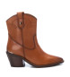 Carmela Leather Ankle Boots 161718 brown