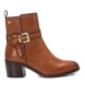 Carmela Botins em pele 161735 castanho