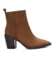 Carmela Leather Ankle Boots 161895 brown