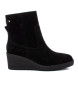 Carmela Bottines en cuir 161920 noir