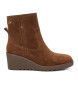 Carmela Leather Ankle Boots 161920 brown