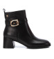 Carmela Bottines en cuir 161951 noir