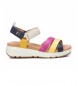 Carmela Flerfarvede sandaler i læder 068468
