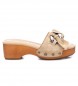 Carmela Usnjeni sandali 160466 beige