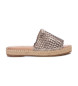 Carmela Sandales en cuir 160487 argent