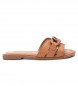 Carmela Leren sandalen 160543 bruin