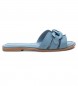 Carmela Leren sandalen 160543 blauw