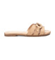 Carmela Leather Sandals 160543 beige