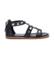 Carmela Sandali in pelle 160554 nero
