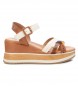 Carmela Brown leather sandals 160574