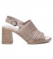 Carmela Leather sandals 160651 ice -Heel height 9cm