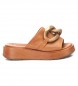 Carmela Leren sandalen 160774 bruin