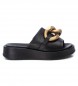 Carmela Leather Sandals 160774 black