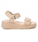 Carmela Læder sandaler 160811 beige