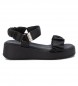 Carmela Usnjeni sandali 160811 black