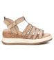 Carmela Leather sandals 161390 beige