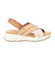 Carmela Leather sandals 161481 beige