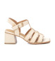 Carmela Leren sandalen161601 wit -Hoogte hak 7cm