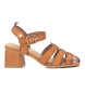Carmela Leren sandalen 161630 bruin