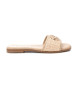 Carmela 162193 beige leather sandals