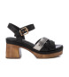 Carmela Usnjeni sandali 162213 black