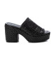 Carmela Usnjeni sandali 162223 black