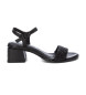 Carmela Sandlias em pele 162380 preto