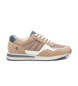 Carmela Leder Turnschuhe 162149 taupe