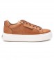 Carmela Leather trainers 160558 Brown