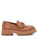 Carmela Mocassins en cuir 160879 camel