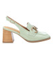 Carmela Chaussures en cuir nappa 161446 vert d'eau