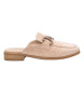 Carmela Suede clog style shoes 161505 light brown